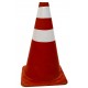 Cone de Borracha Flexível Laranja