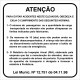 Placa de sinalização 16x16